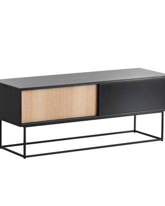 Woud Virka Sideboard Lågt - Skänkar & Sideboards Metall Svart
