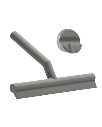 Zone Denmark Duschskrapa Med Hållare - Badrumsinredning Grå